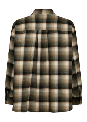 Dalma flannel check skjorte Army Neo Noir